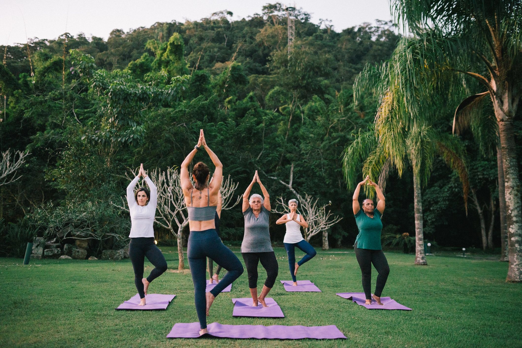 yoga class women luxury